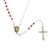 Rosary: Divine Mercy Glass Extra strong links
