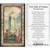 Holy Prayer Card: Our Lady of Fatima Novena Prayer - 6cm x 10.5cm