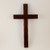 Mahogany Wall Cross 25cm