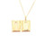 Gold Plated Bible Pendant Large