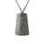NZ Greenstone Cross Carved Toki Pendant with Black Cord