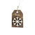 Personalized Layered Wood Gift Tag Ornament
