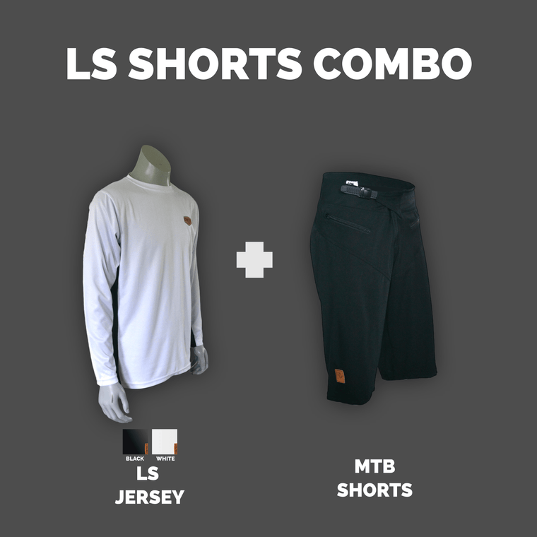 Context Ridewear MTB DH LS Shorts Combo - Bundle Contents