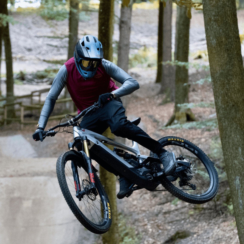 Context Ridewear MTB DH Gravity combo - Berry & Grey