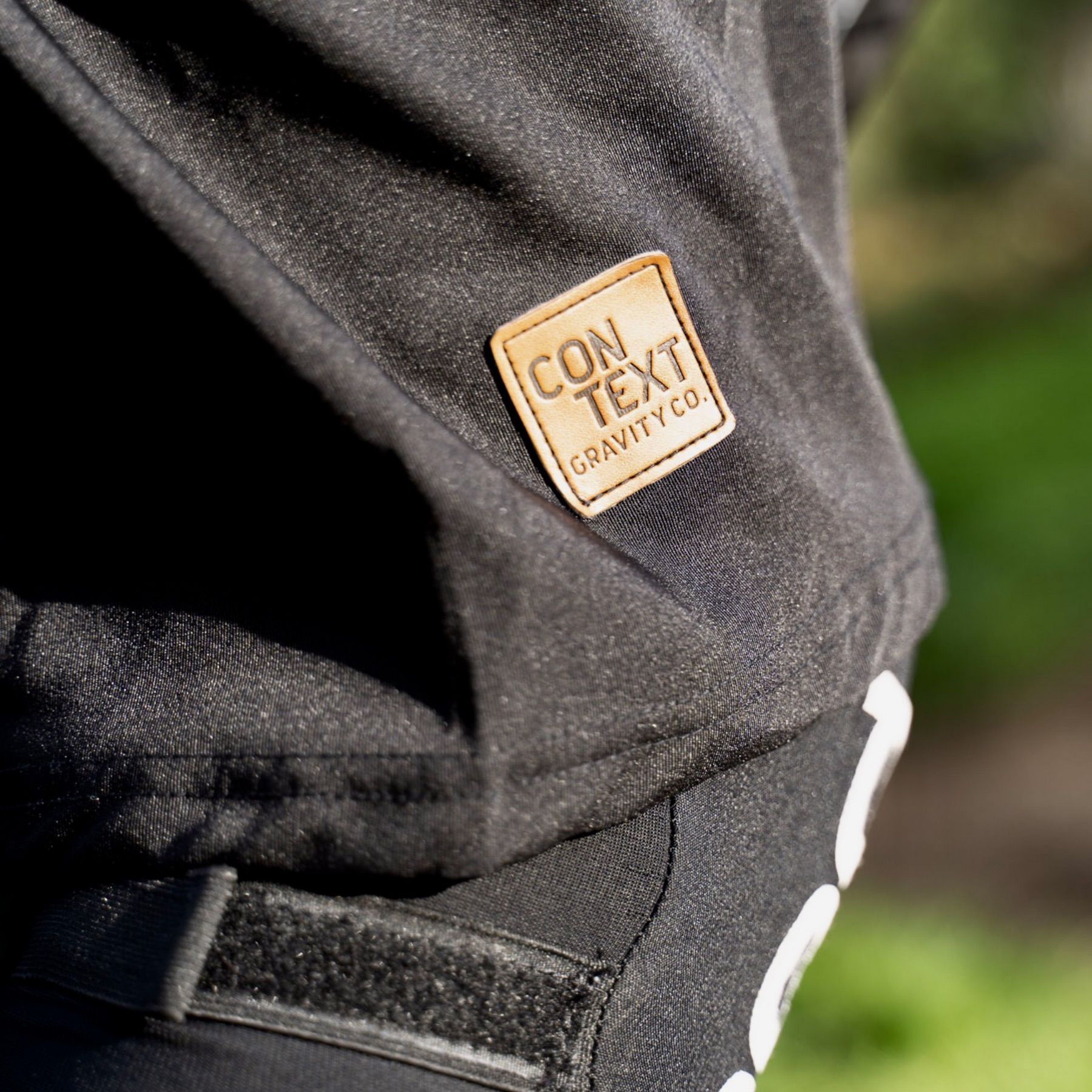 Context Ridewear MTB DH Tee Shorts Combo - MTB Shorts Patch detail