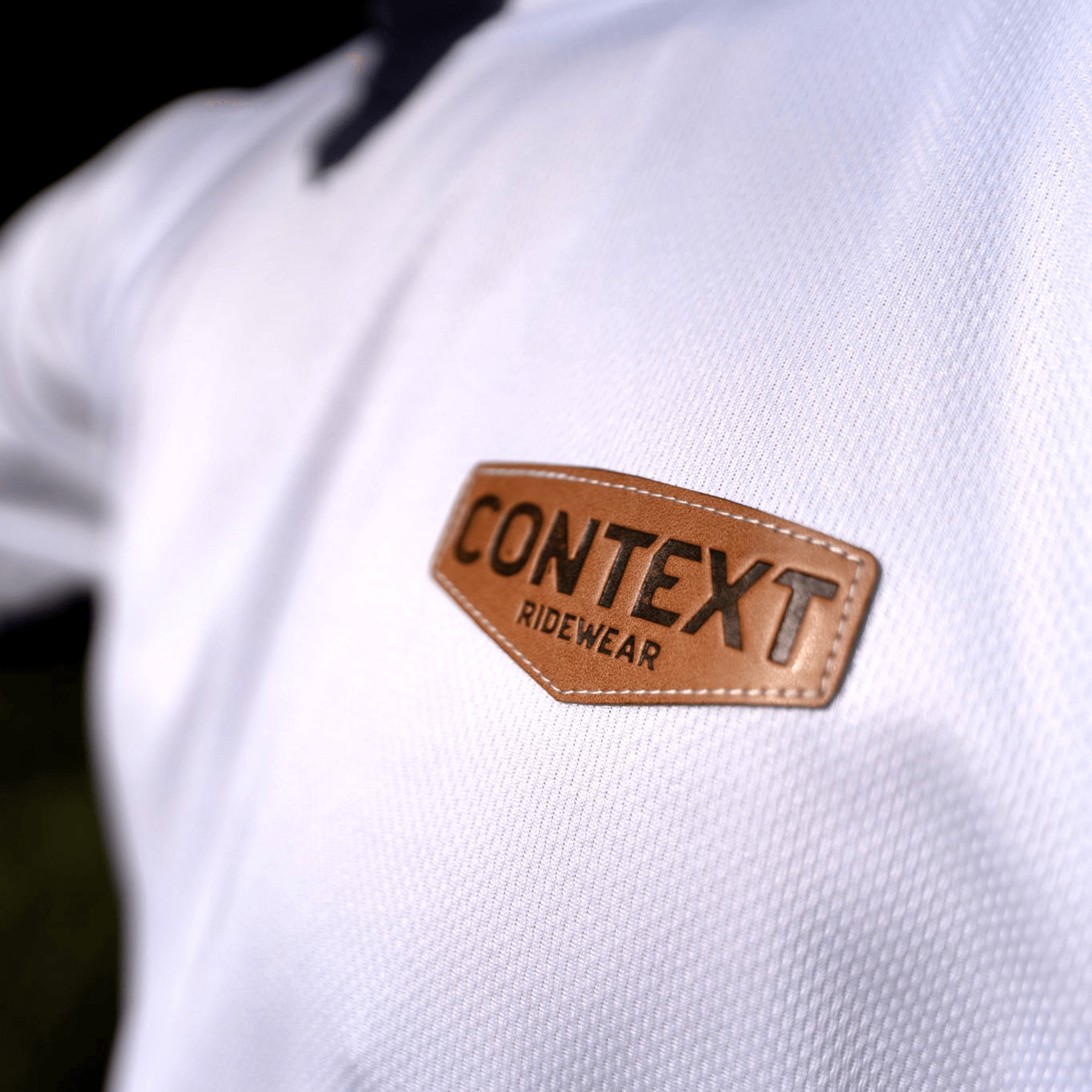 Context Ridewear MTB DH LS Shorts Combo - LS Jersey Logo detail