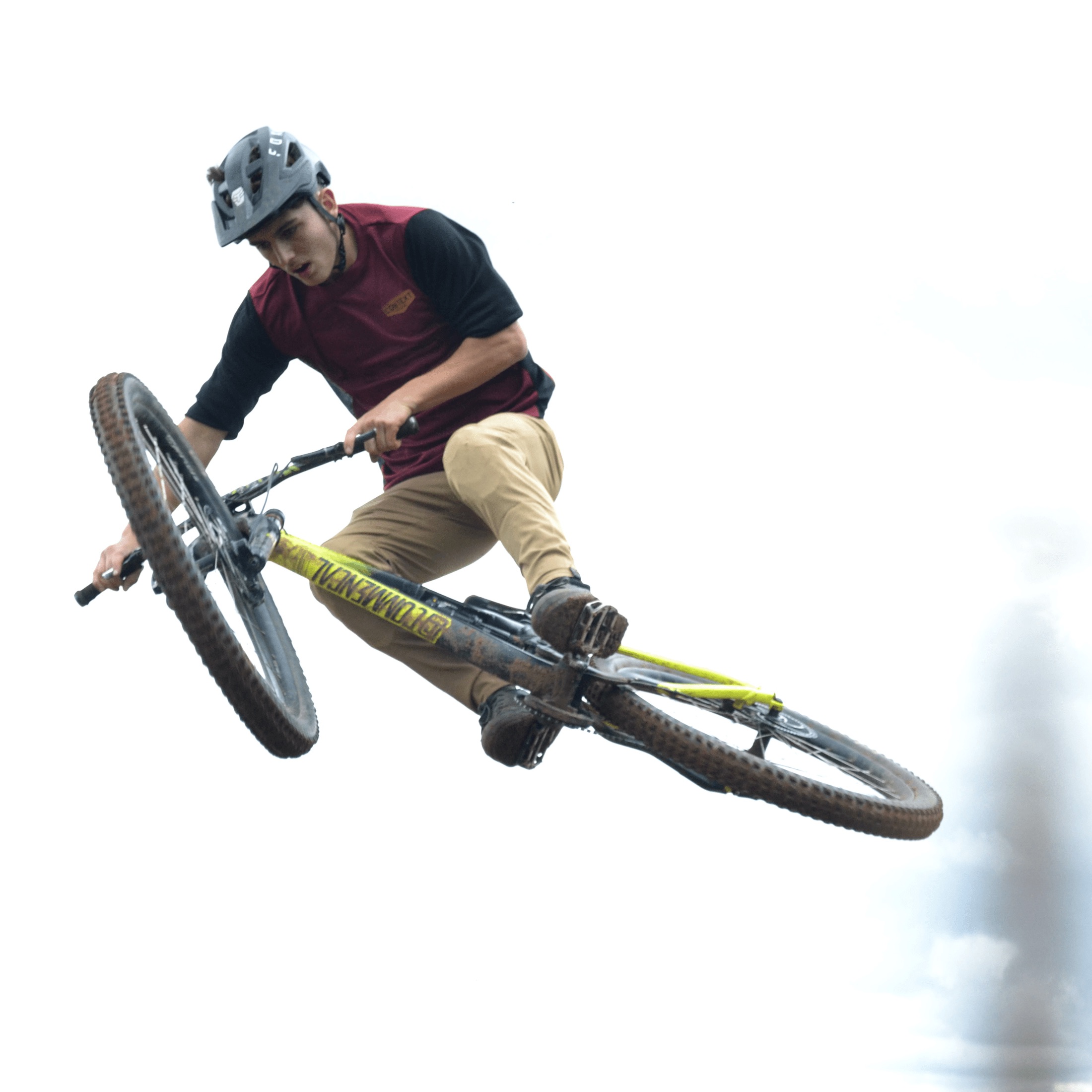 Context Ridewear MTB DH LS Enduro Combo - Bergundy Combo