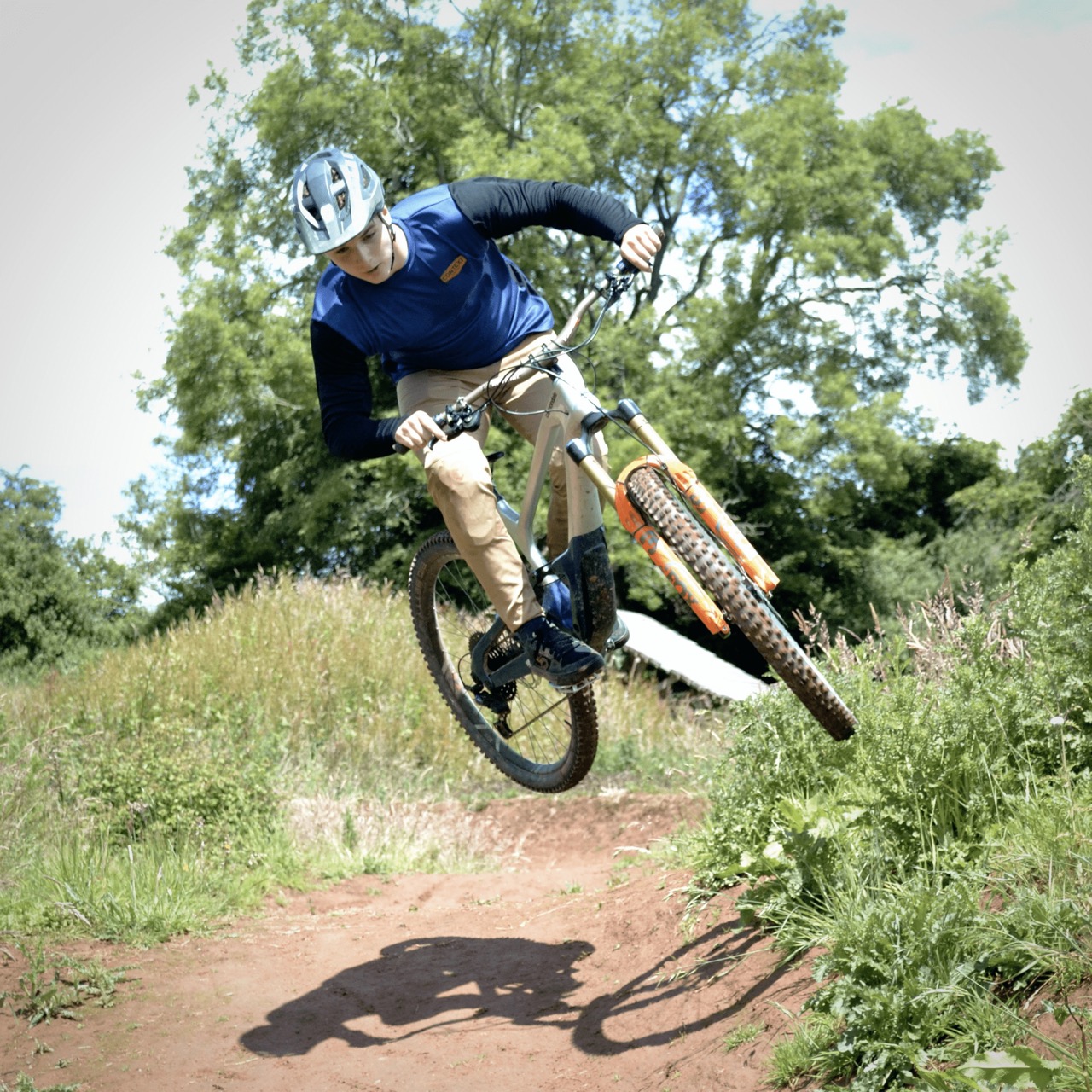 Context Ridewear MTB DH LS Enduro Combo - Navy Combo