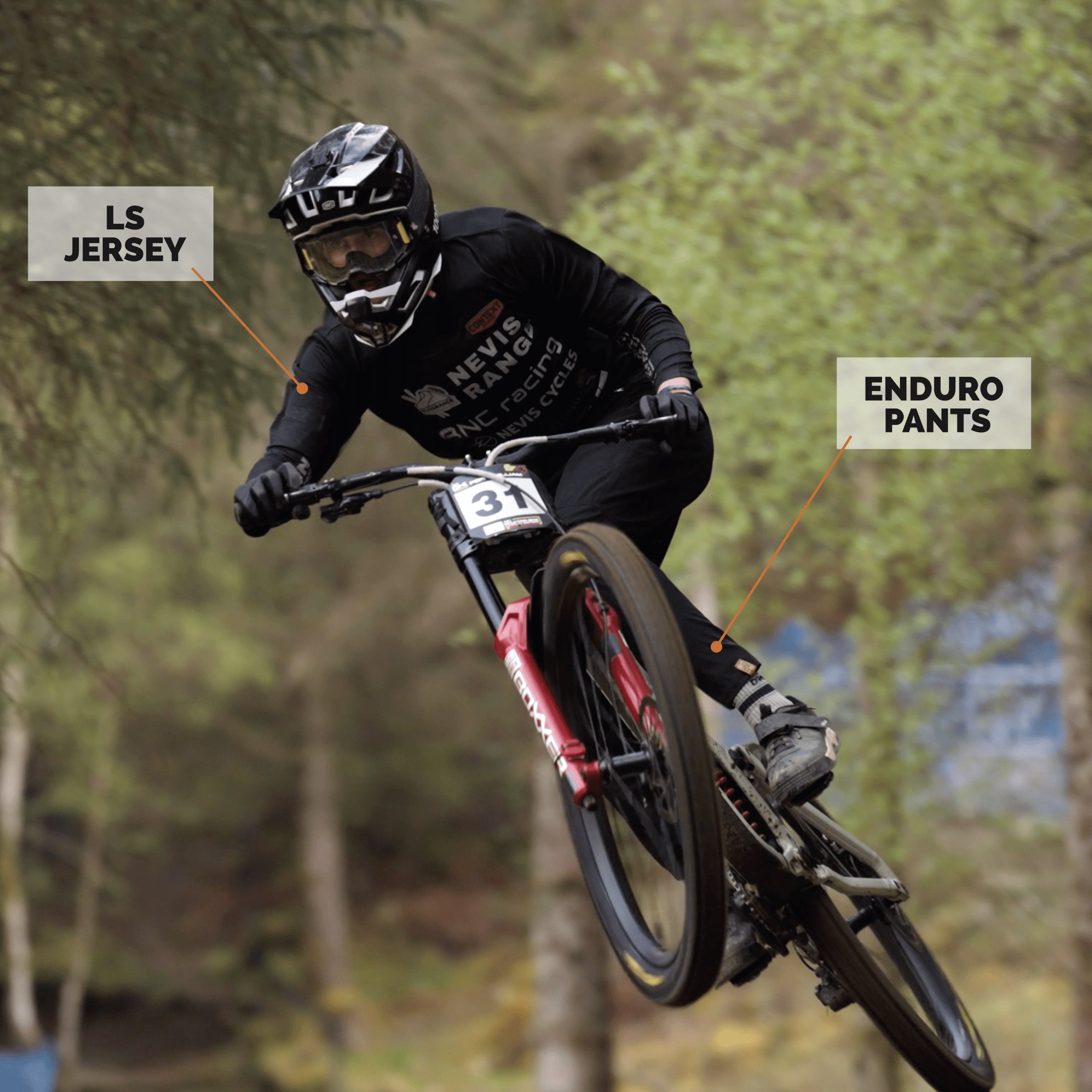 Context Ridewear MTB DH LS Enduro Combo - World Cup 1