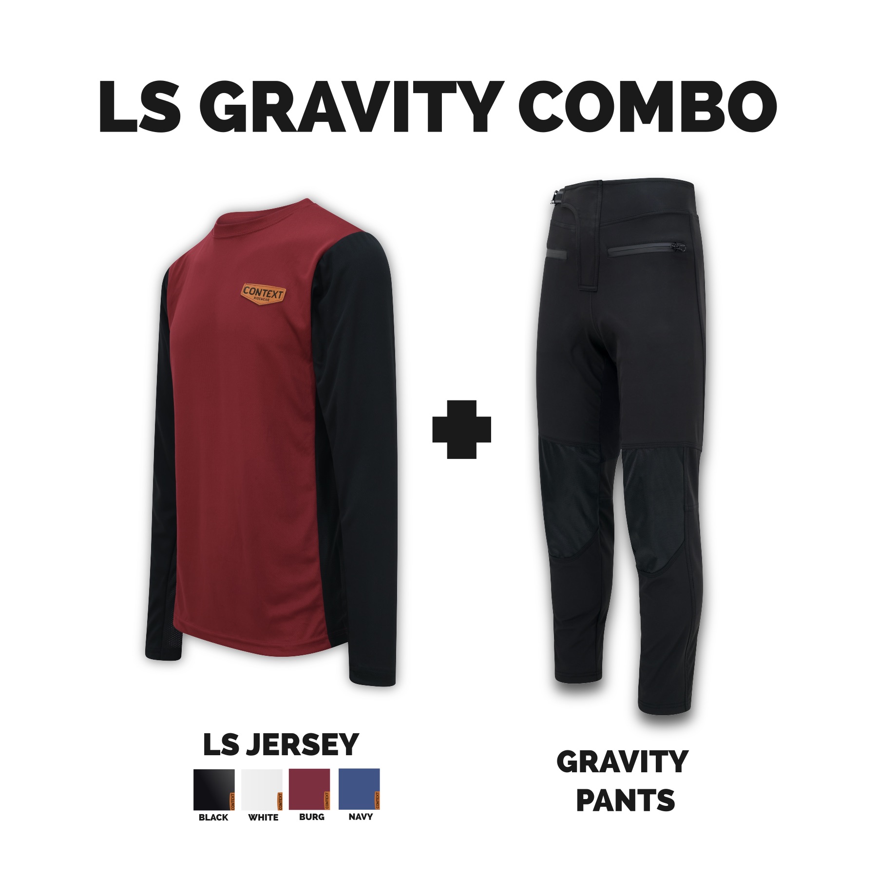 Context Ridewear MTB DH LS Gravity Combo - Bundle Contents