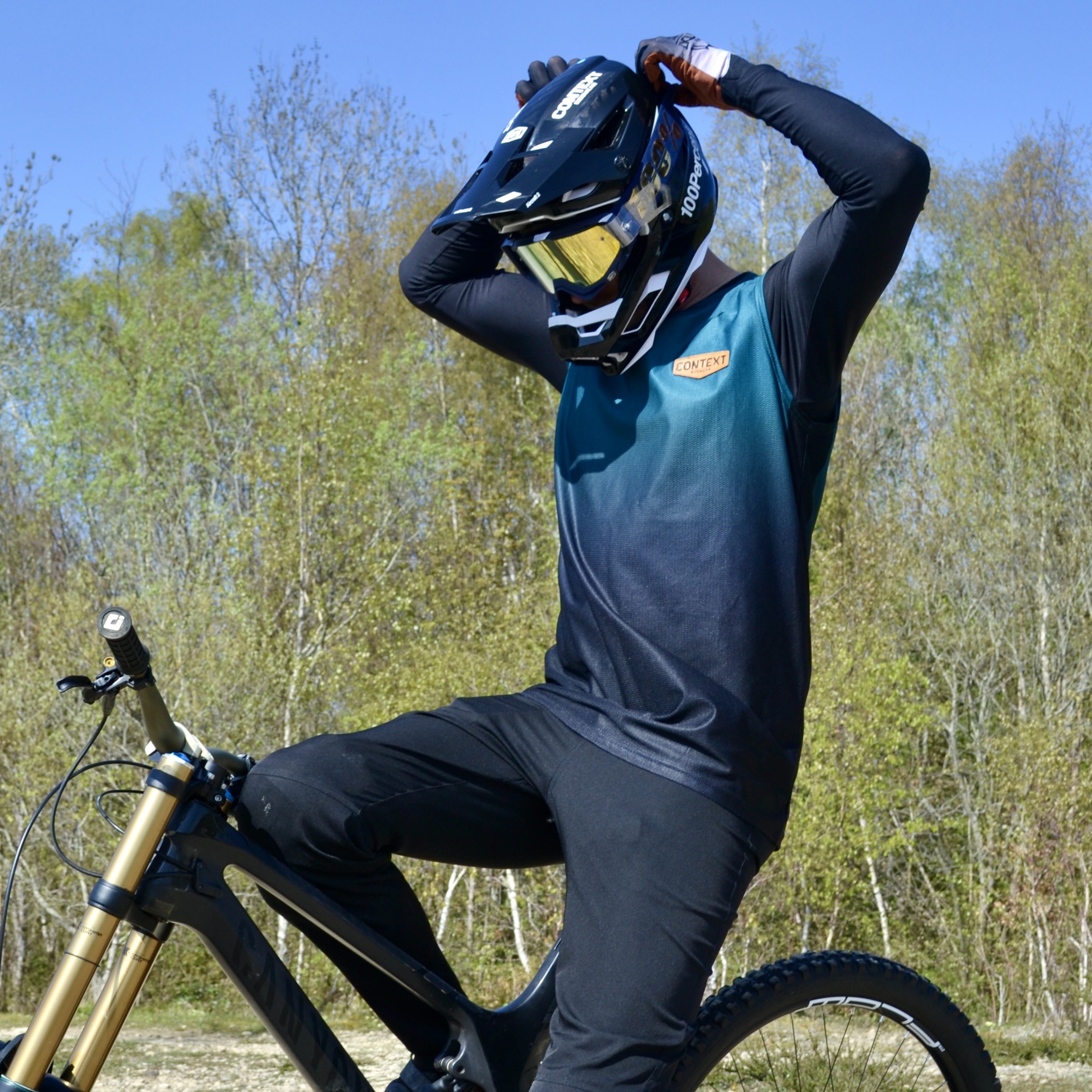 Context Ridewear MTB Privateer Package - Enduro Kit Teal fade