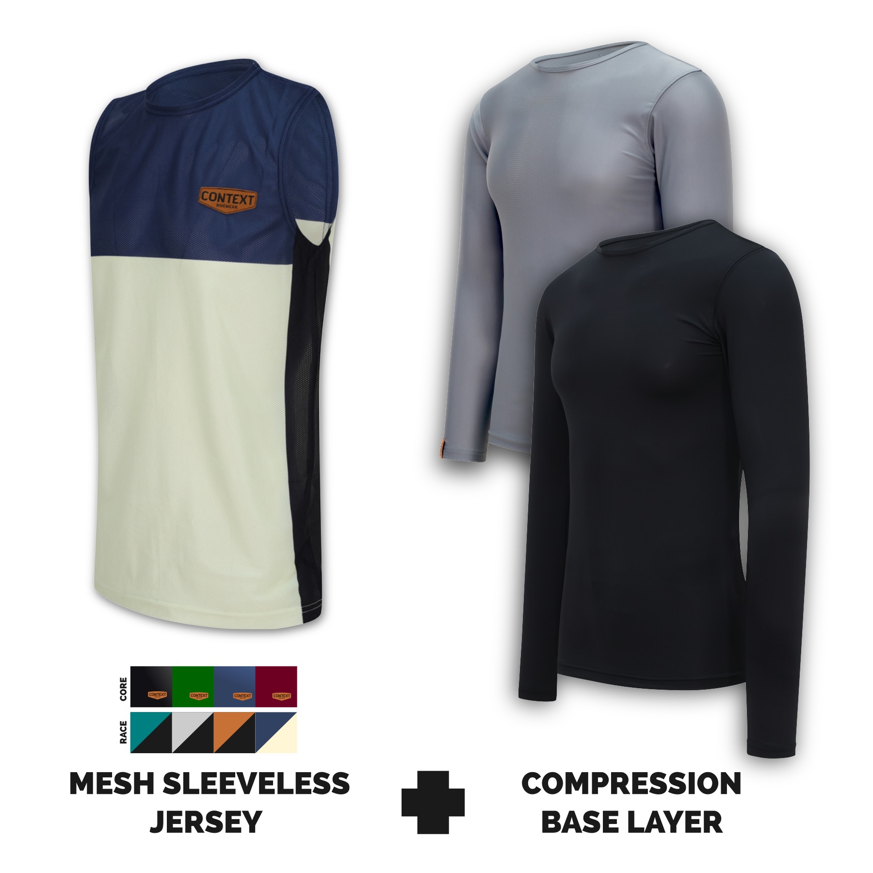Context Ridewear MTB Privateer Package - Raceline Mesh Jersey