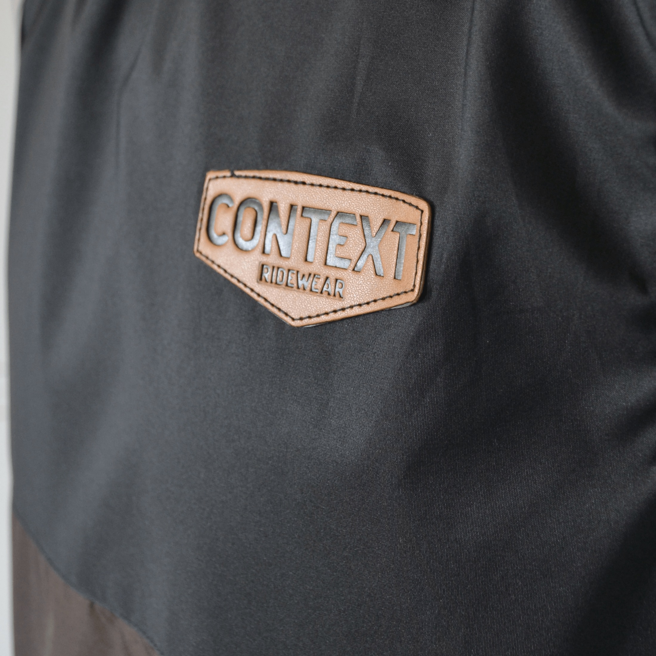 Context Ridewear Gilet Vest Hardshell windbreaker Jacket, Badge Front