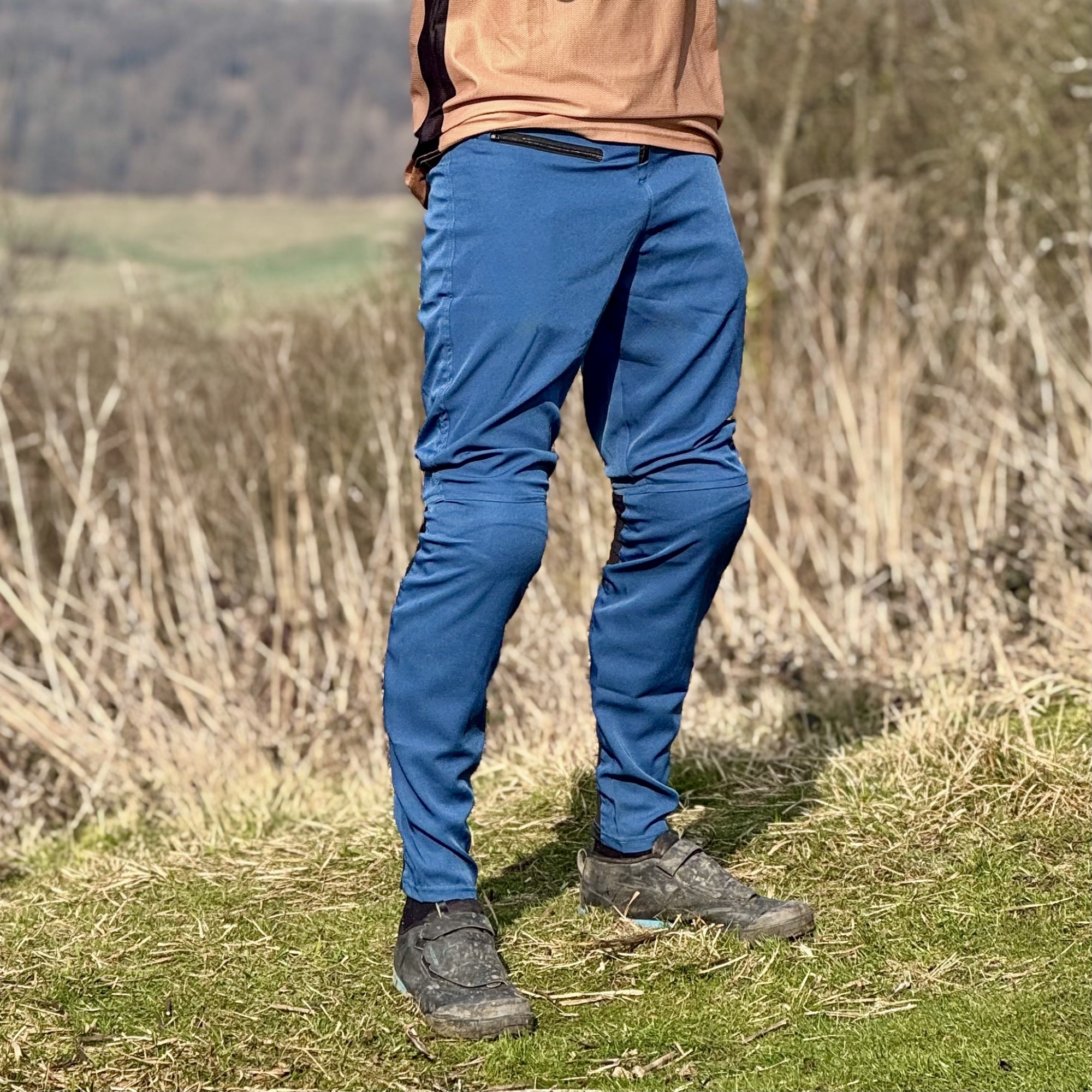 Context Ridewear MTB DH Hoodie Enduro combo - Indigo 1