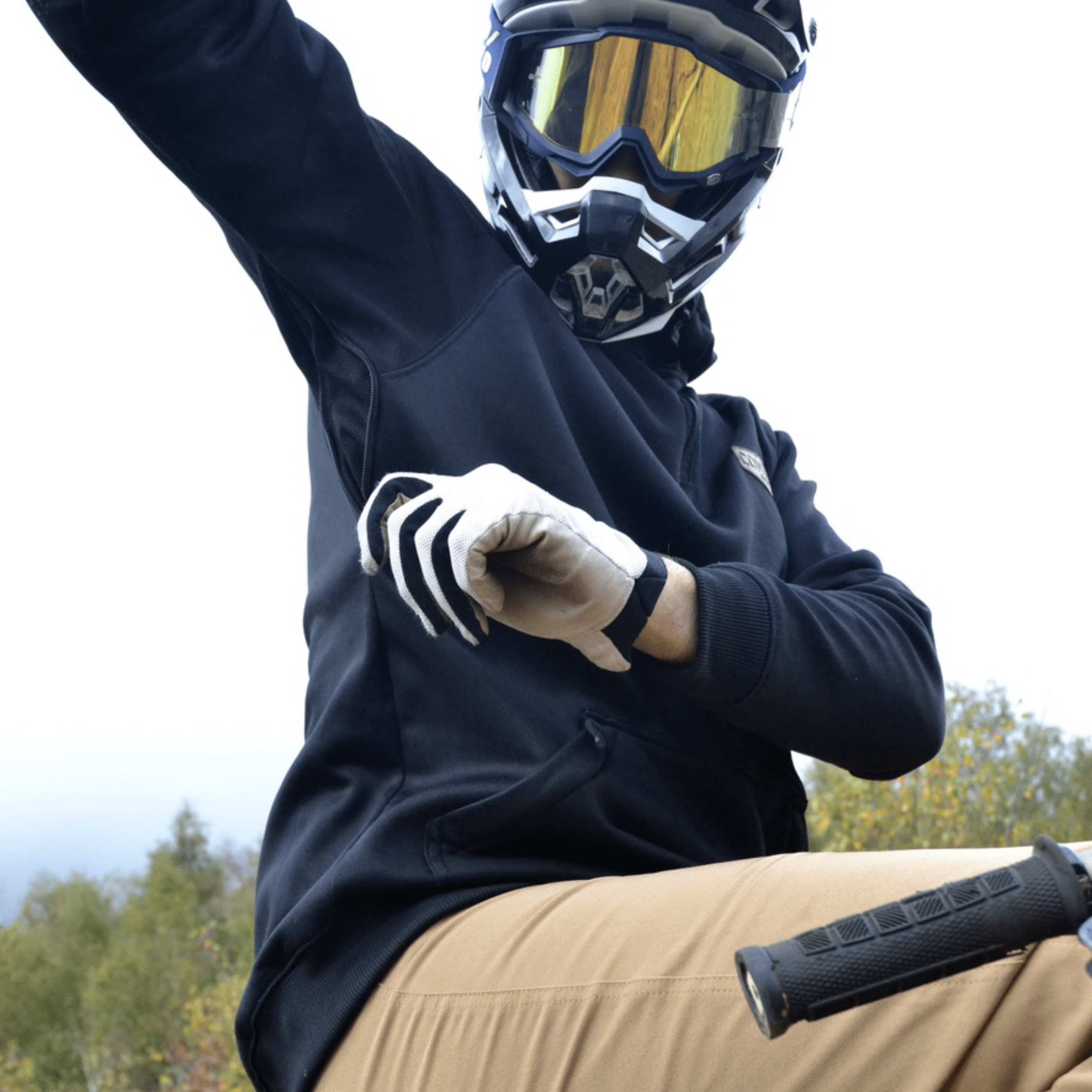 Context Ridewear MTB DH Hoodie Enduro combo - Underarm vents 1