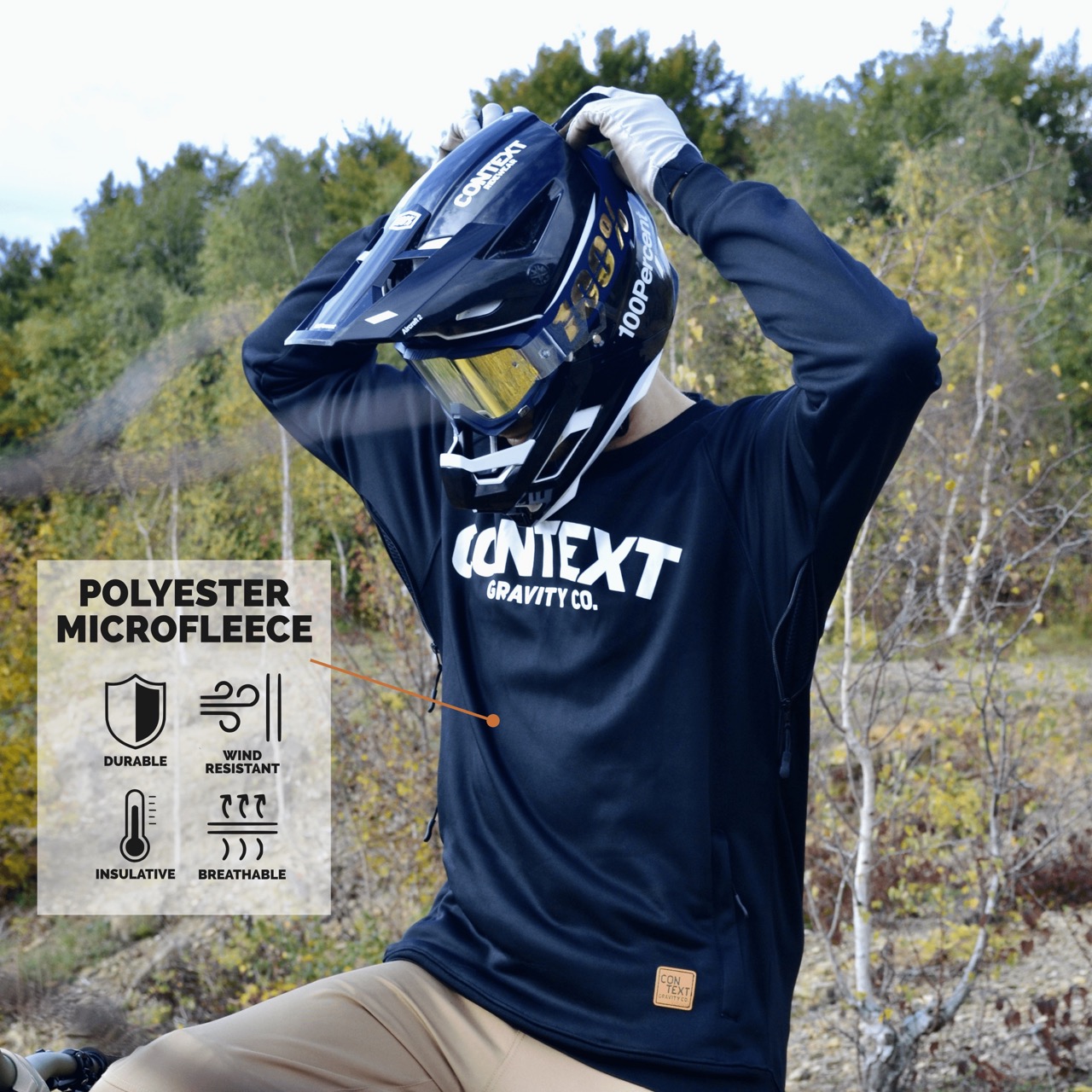Context Ridewear MTB DH Hoodie Enduro combo - Crew Sweatshirt Enduro 2