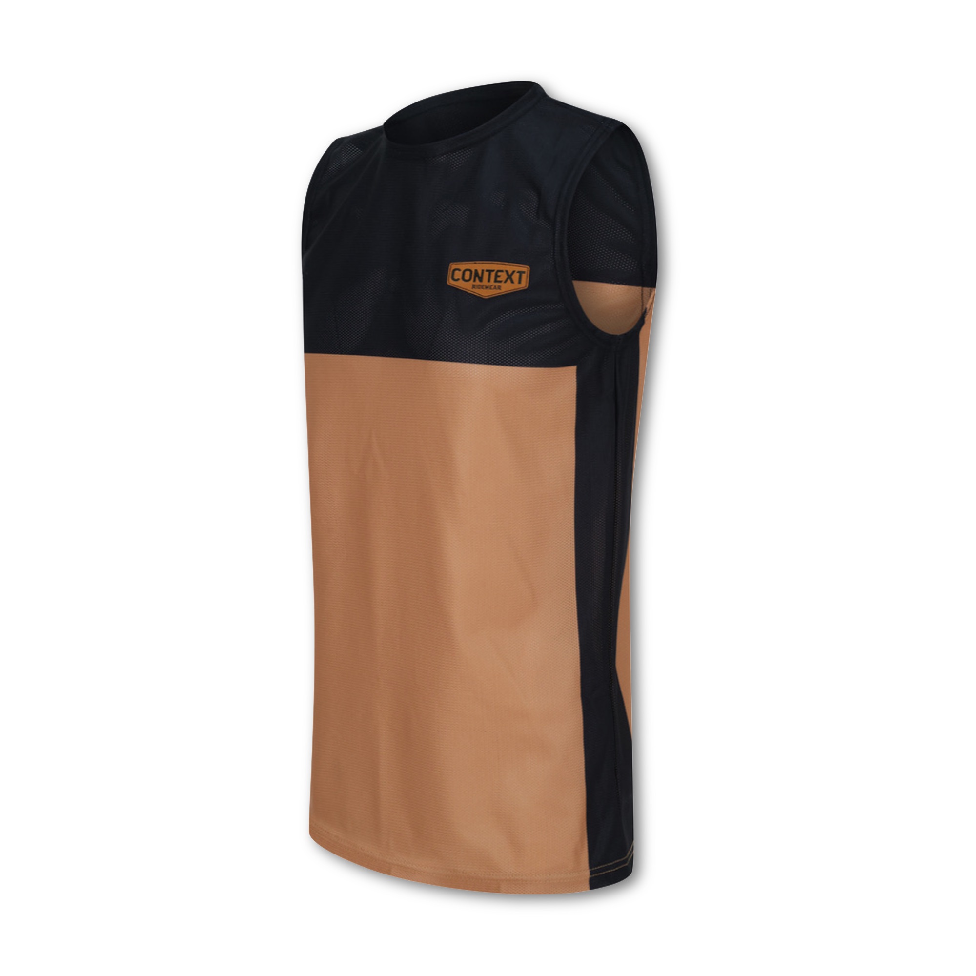 Mesh sleeveless Raceline Main imAGE Sandstone/Black SPlit