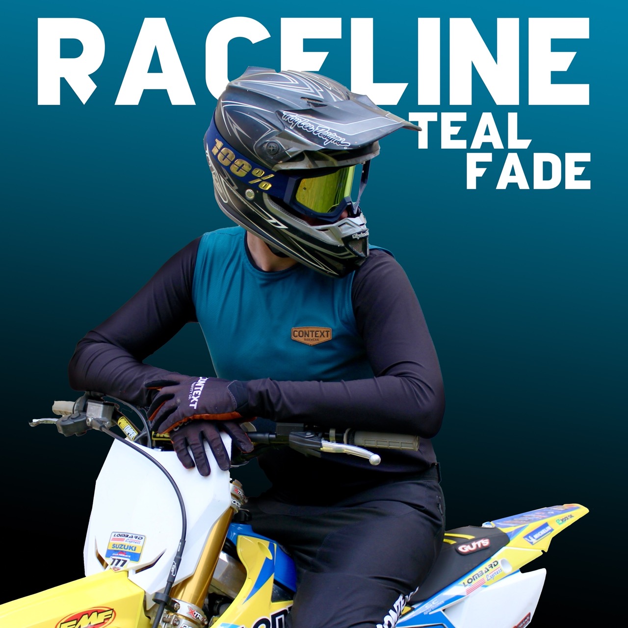 Mesh sleeveless Raceline Teal Fade Mesh sleeveless Raceline Teal Fade