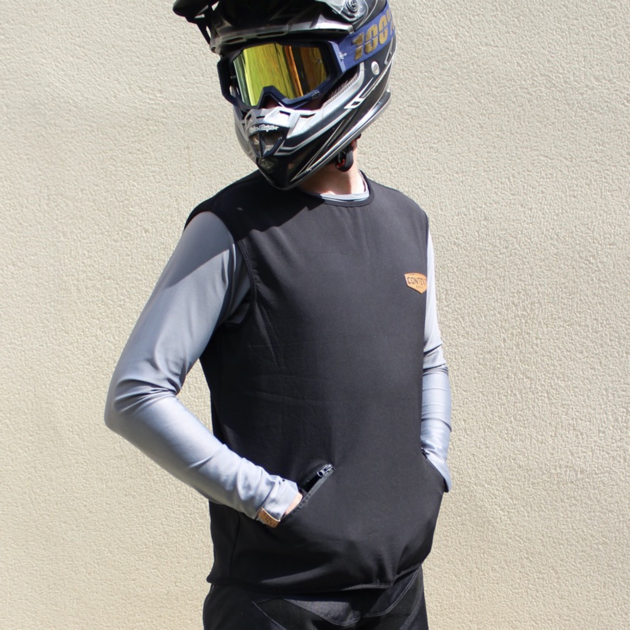 Softshell Gilet & Compression top Combo DH MTB Motocross MX Combo Softshell 1