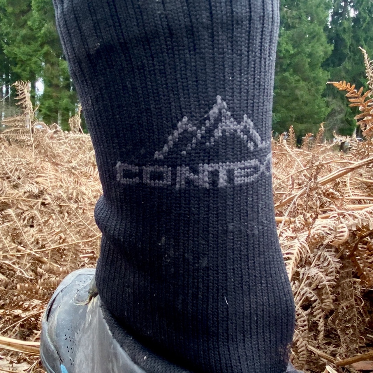 Context Waterproof Socks - Rear Woven Logo