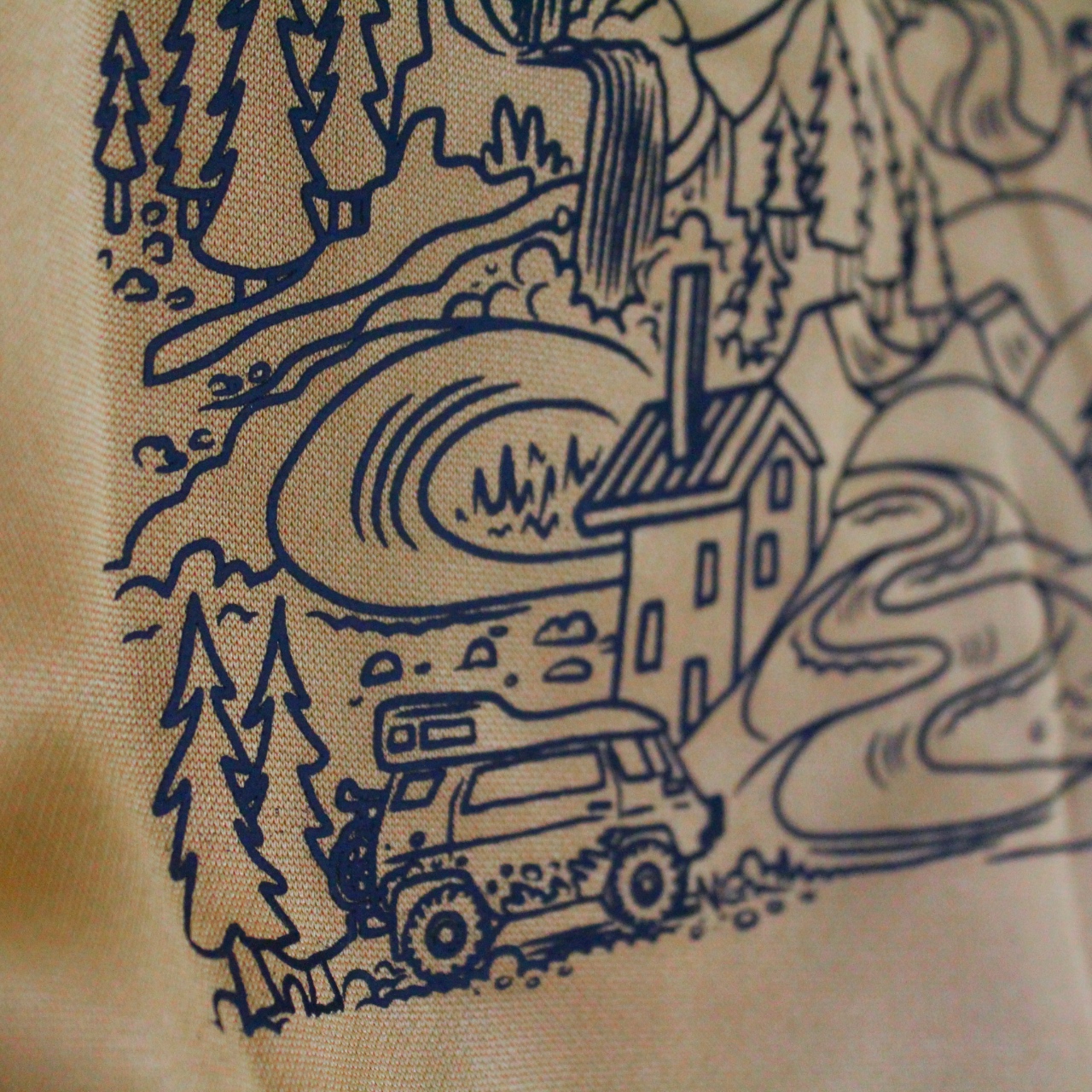 Context Ridewear Freeride Hoodie honeycomb MK1 Main image Rear Design 2