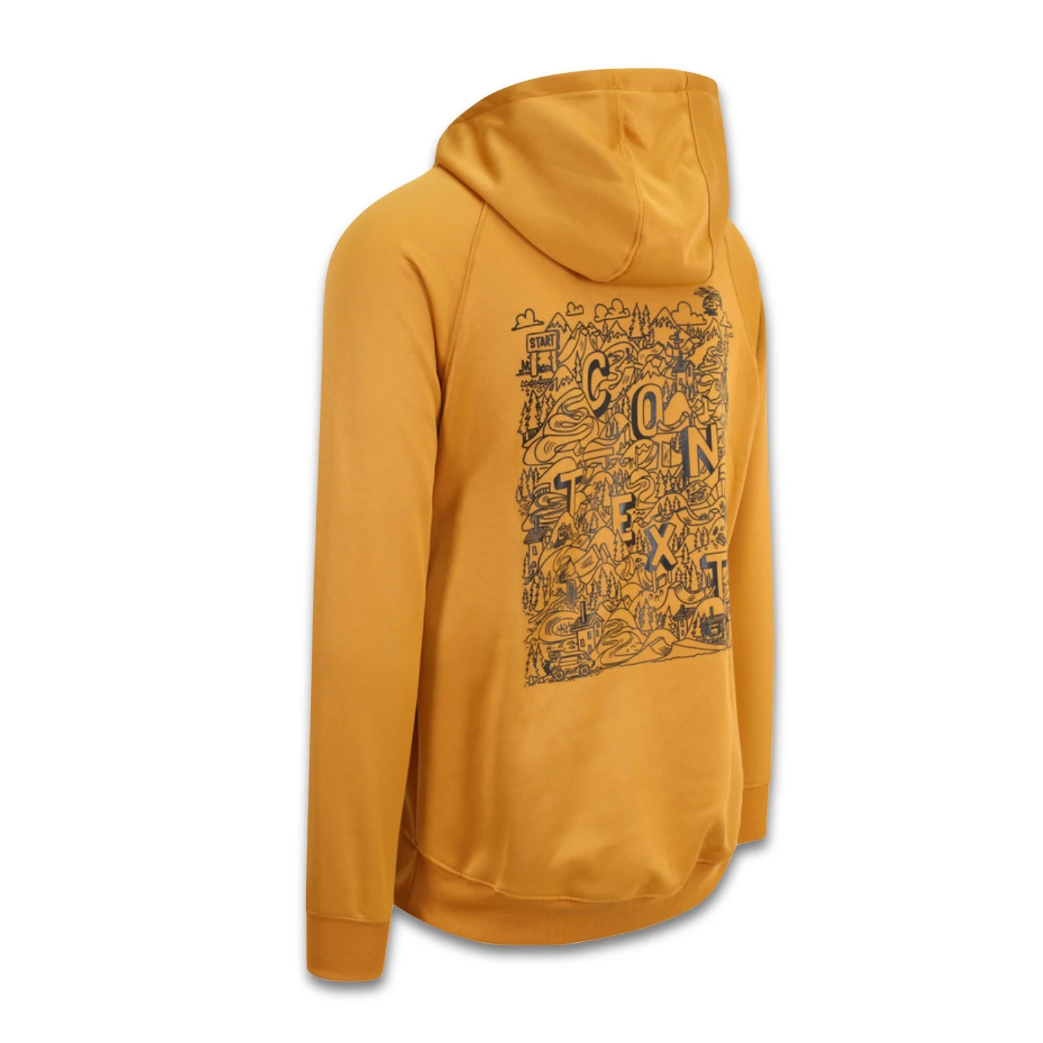Context Ridewear Freeride Hoodie honeycomb MK1 Main image Rear