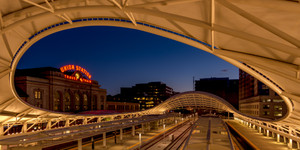 Denver Union Station Dusk