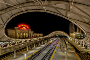 Denver Union Station Evening