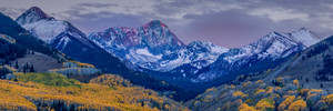 Capitol Peak Alpen Glow Panoramic