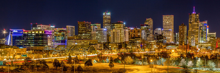 Denver Skyline Panoramic
