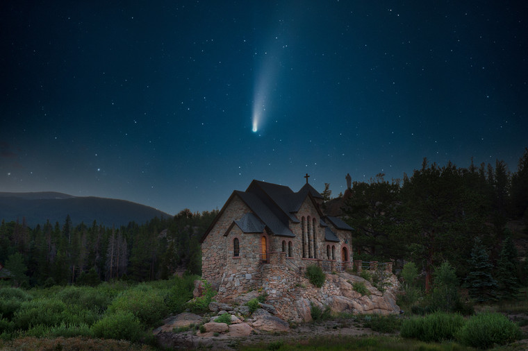 Mt. St. Malo Neowise Comet