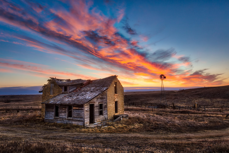 Kansas Homestead Sunrise