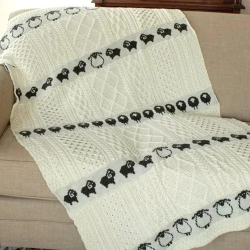 B288991 ONE Colour Colour Irish Wool Throw with Traditional Stitches Sheep Motif ShopAran.com B288991 ONE Colour Colour Irish Wool Throw with Traditional Stitches Sheep Motif ShopAran.com