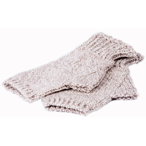 B643371 ONE Merino Wool Gloves with Traditional Irish Knit ShopAran.com