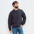 SHOP ONLINE 823070 CHARCOAL  Colour Men’s Traditional Aran Sweater – 100% Merino Wool with Honeycomb Stitch ON ShopAran.com