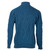 B811 303 ATLANTIC BLUE Colour 100% Merino Wool with Button Collar Men’s Diamond Knit Aran Sweater ShopAran.com