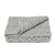 A105415 BEIGE Colour Aran Knit Wool Blanket Irish Throw with Celtic Patterns Folded View ShopAran.com