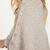 B819 371 MISTY GREY Colour Authentic Aran Poncho with Basket Moss Stitching ShopAran.com