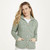 B940 373 SEAFOAM GREEN Colour Traditional Aran Cable Cardigan with Pockets ShopAran.com