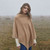Lightweight Lambswool Seashell Buttons Shawl