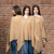 Lightweight Lambswool Seashell Buttons Shawl