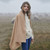 Lightweight Lambswool Seashell Buttons Shawl
