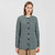 ML115 112 VELVET RED Colour Women Merino Wool Aran Lumber Jacket with Leather Buttons ShopAran.com