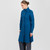 ML126 107 TEAL BLUE Colour A Line Aran Jacket Merino Wool Celtic Buttons ShopAran.com