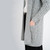 ML130 103 GREY Colour Open Aran Cardigan Moss Stitch Soft Wool ShopAran.com
