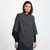 B679 572 SLATE GREY Colour Crewneck Irish Sweater with Aran Design ShopAran.com