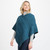 B678 443 TEAL BLUE Colour Worsted Wool Sweater with Traditional Irish Patterns ShopAran.com