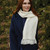 S173669 Fringe Irish Knit Scarf ShopAran.com