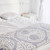 AWT317 303 GREY Colour Irish Tree of Life Bed Cover with Trinity Knot ShopAran.com