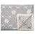 AWT315 303 GREY Colour Merino Wool Blend Bed Runner with Celtic Symbols ShopAran.com
